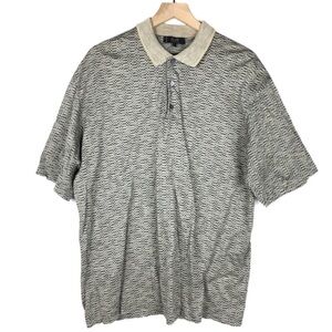 RAFFI Polo Shirt 100% Mercerized Cotton Made in Italy Classic Style Size Large